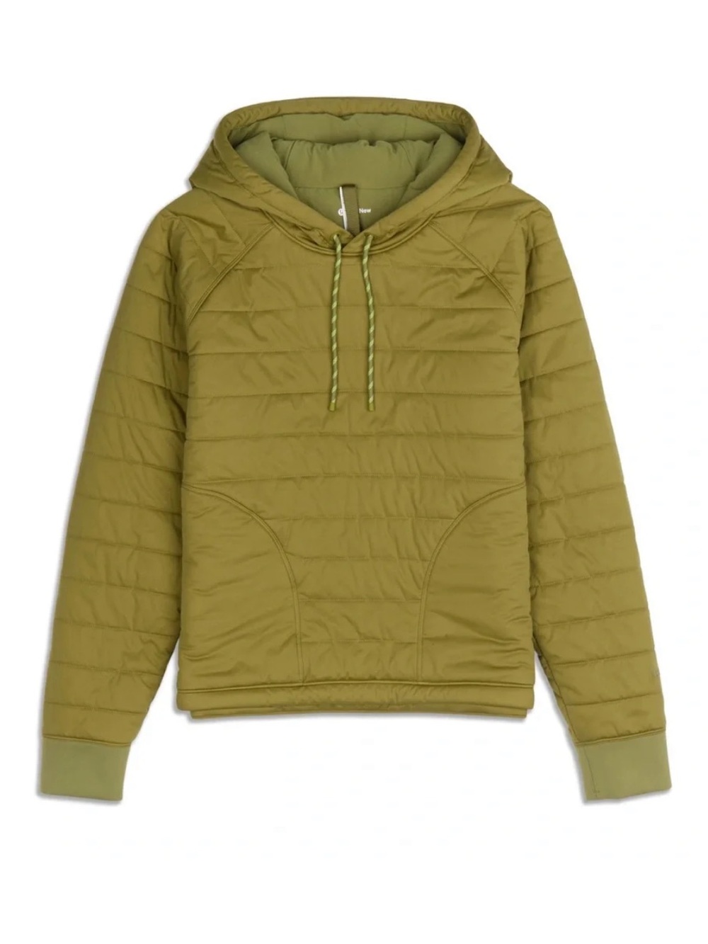 Lululemon Dynamic Movement Hoodie in the beautiful Bronze Green Womens 8